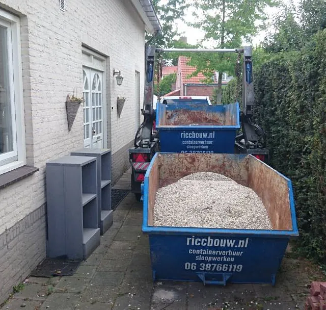 Container met zand